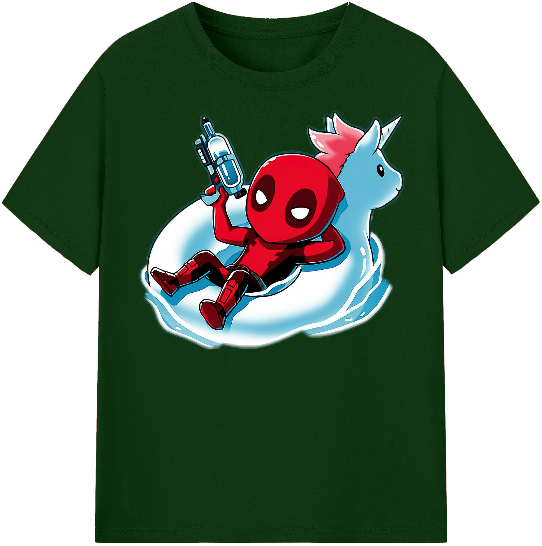（画像用） Deadpool デッドプール 綿100％半袖Tシャツ（フロントプリント）